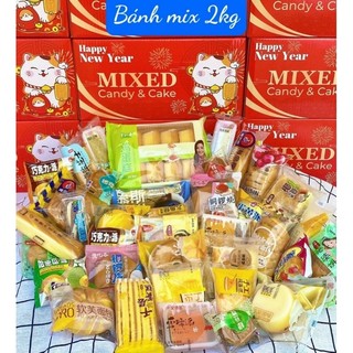 Bánh tươi Đài Loan mix vị thùng 2kg