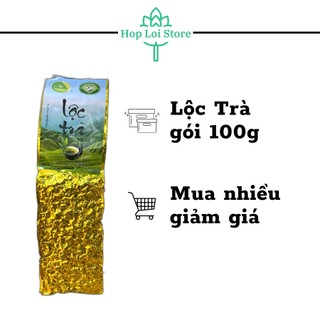 Lộc Trà Thái Nguyên - Gói 100g - Trà xanh nguyên chất, thơm ngon tự nhiên