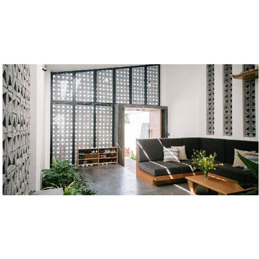 GẠCH THÔNG GIÓ kích thước 190 x 190 x 65mm  thoáng gió làm tường vách ngăn trang trí, lấy gió,..