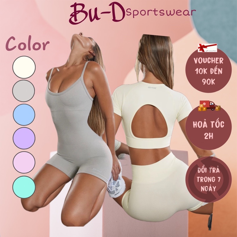 Đồ tập gym,yoga nữ thể thao nữ Botee Renew mẫu mới (tách lẻ bán)(crop và suit)