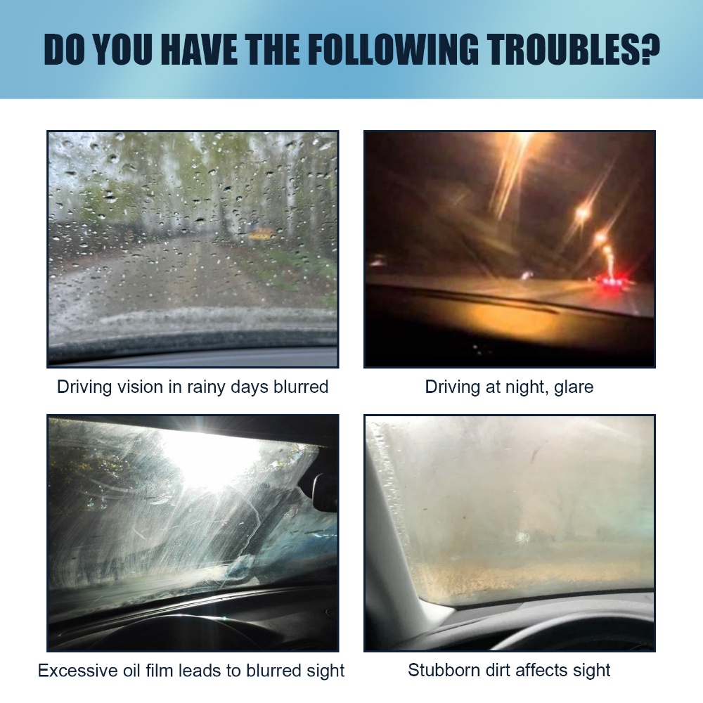 Mút Xốp Làm Sạch Kính Chắn Gió Xe Hơi Loại Bỏ Vết Bẩn Và Vết Bẩn Tiện Dụng