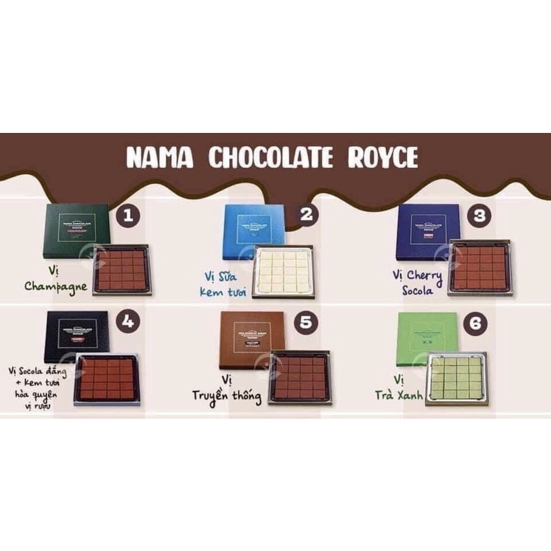 NAMA CHOCOLATE ROYCE