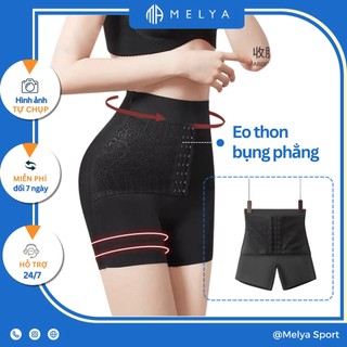 Quần Gen nịt bụng tàng hình giảm mỡ bụng nâng mông siêu mỏng mát chống cuộn định hình bụng giảm mỡ bụng - Melya Sport