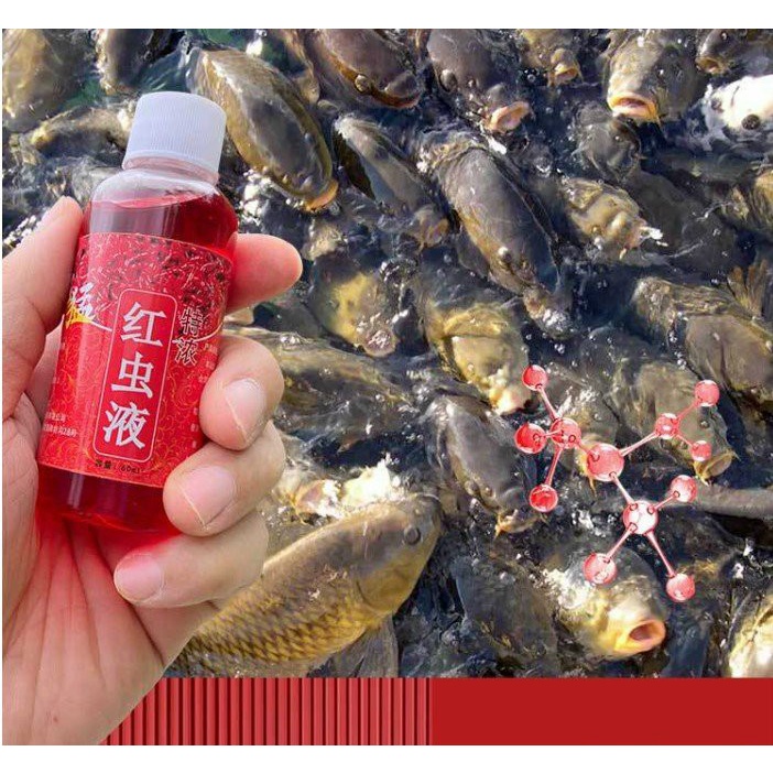 Tinh Mùi Câu Cá, Hương Liệu Dụ Cá Trùng Chỉ Siêu Nhậy 60ml