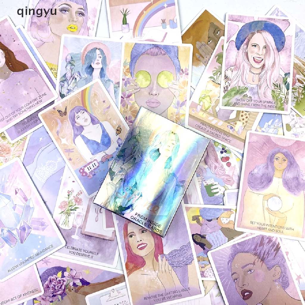 Bộ Bài Tarot Gia Đình Vui Nhộn qingyu Shine From Inside Oracle