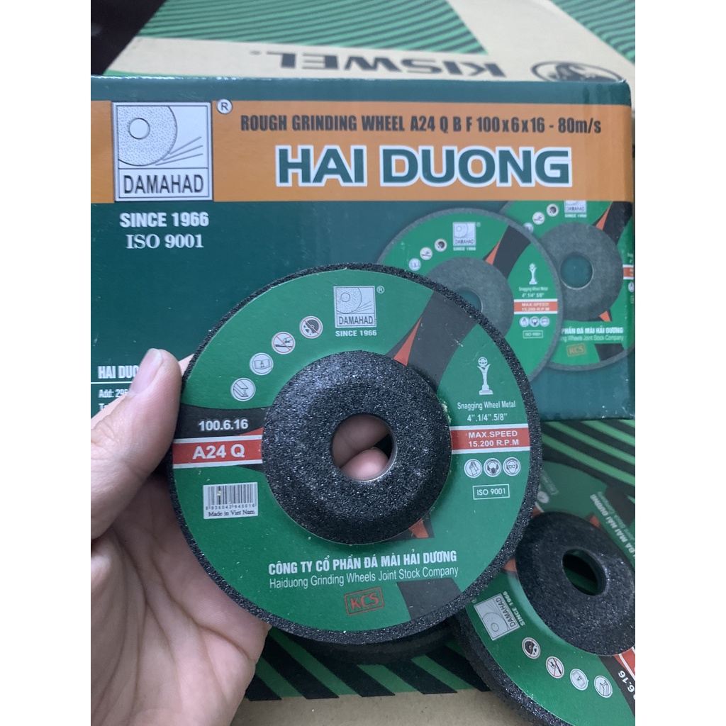 Hộp 25v Đá mài Hải Dương 100-125-150-180mm chính hãng