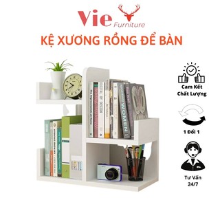 Kệ Sách 💗FREESHIP💗 Giá Sách Để Bàn Hình Xương Rồng Cực Tiện Ích