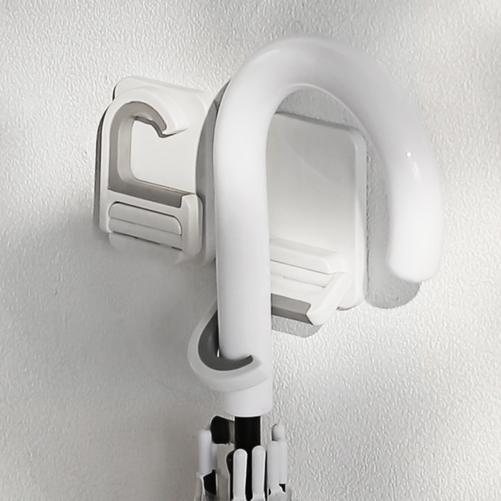 Giá Đỡ Cây Lau Nhà Gắn Tường Đa Năng Tự Dính Không Để Lại Dấu Vết Chống Thấm Nước