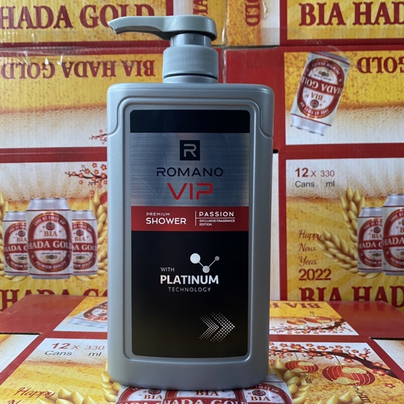 Dầu gội và Sữa tắm ROMANO VIP 650g