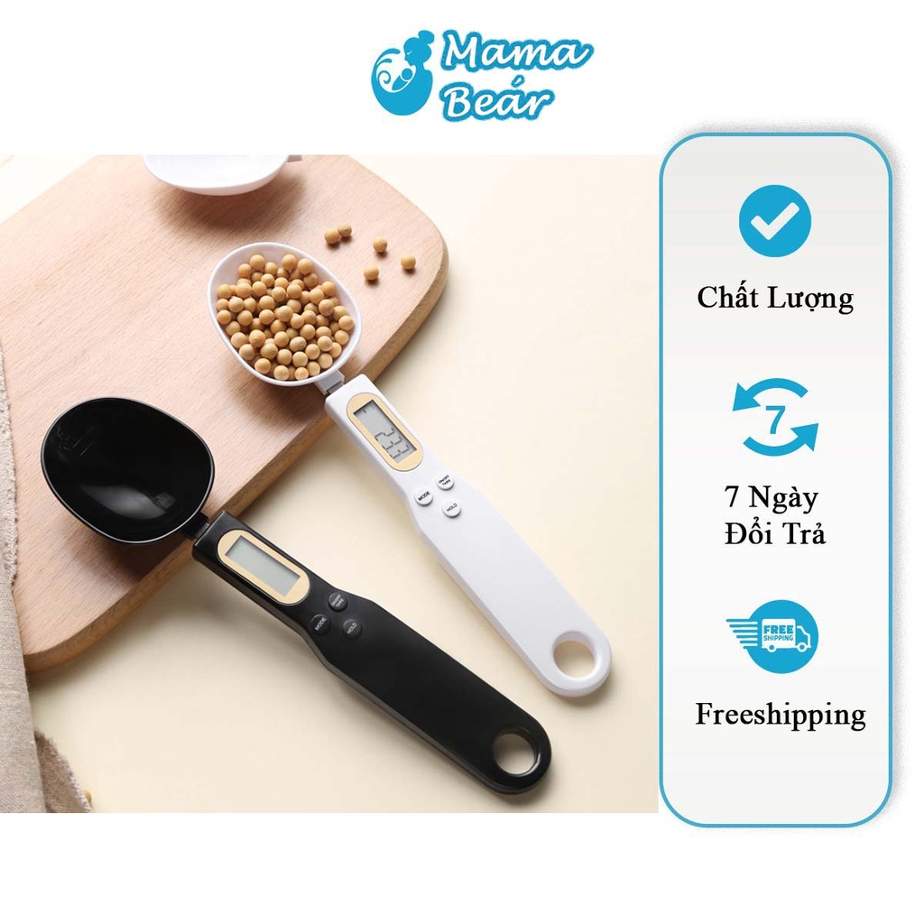 Thìa Cân Tiểu Ly Thìa Đong Định Lượng Digital Spoon Scale Muỗng Cân Đường Bột Làm Bánh Đồ Ăn Dặm Cho Bé