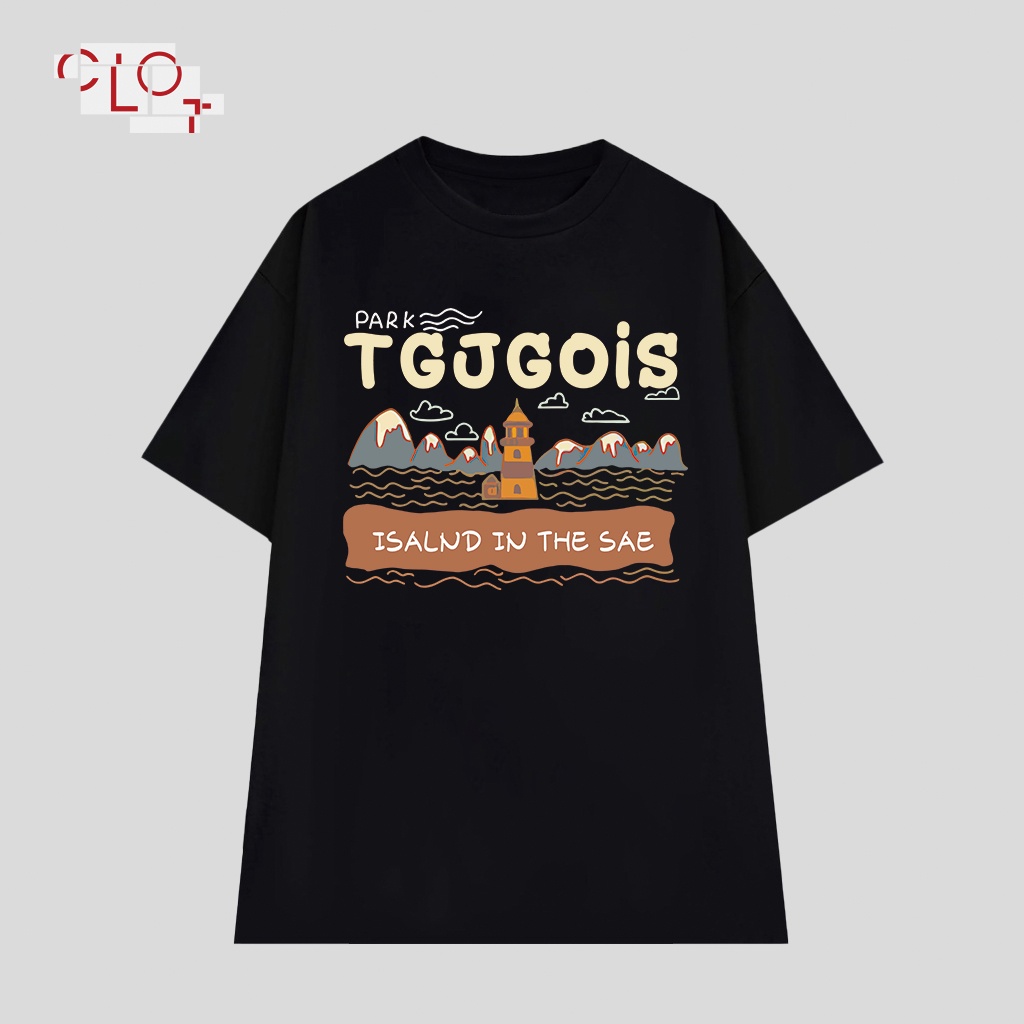 CLOT local brand Áo thun tay lỡ unisex vintage Nâu áo phông thể thao ulzzang 100%cotton