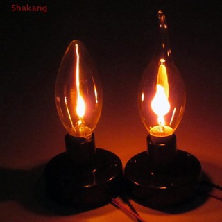 Skk E27 E14 Đèn LED Đốt Hiệu Ứng Lửa Trang Trí Ngọn Lửa Bóng Đèn SKK