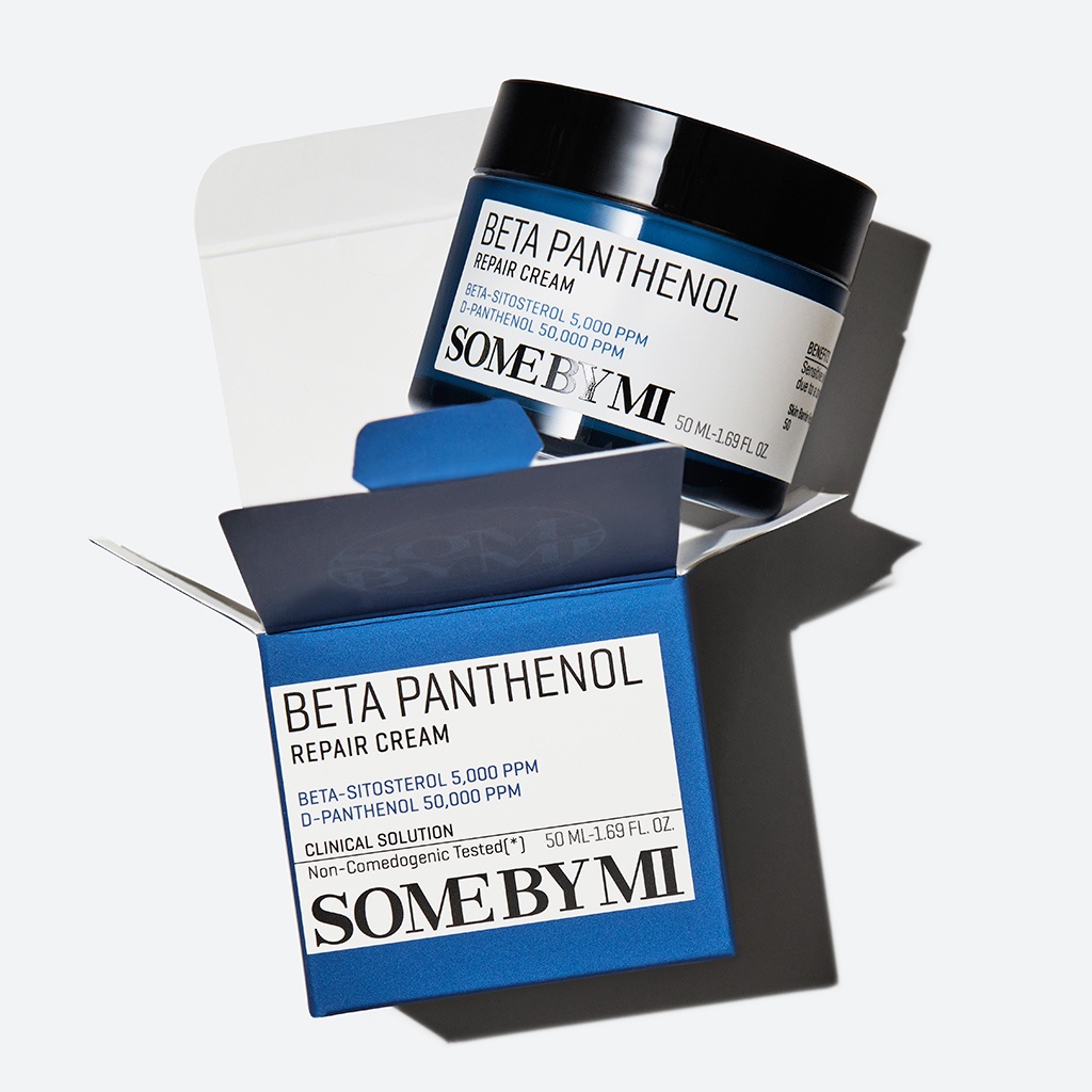 Kem dưỡng Phục hồi da B5 với D-Panthenol 5% và Peptides Some By Mi Beta-Panthenol Repair Cream 50ml