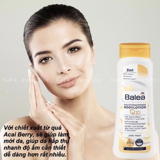 Sữa dưỡng thể balea q10 body lotion, 400ml - 𝐓𝐚𝐏𝐨 𝐇𝐚̀𝐧𝐠 đ𝐮̛́𝐜