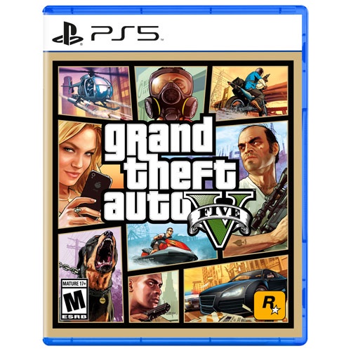 Đĩa Game PS5 - Grand Theft Auto V (GTA V) Hệ US
