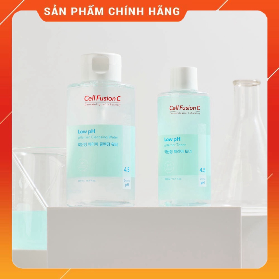 Nước cân bằng PH thấp, tăng cường hàng rào bảo vệ da- Low pH pHarrier Toner - Cell Fusion C Expert New