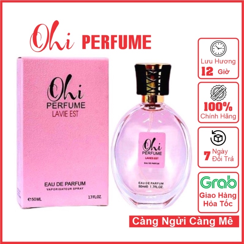 Nước Hoa Nữ Thơm Lâu - Ohi Lavies 50ml - Nước Hoa Nữ Chính Hãng Hương Ngọt Nhẹ Dễ Chịu Cực Kỳ Quyến Rũ - TOP Nước Hoa Nữ