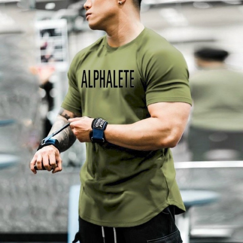 Áo Thun Tập Gym Body Alphalete Thun Cotton Cao Cấp