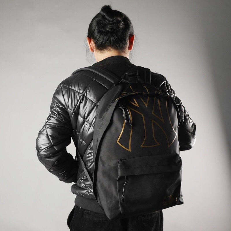 Balo MLB LOGO NY Basic Backpack - Balo Nam Nữ Thể Thao MLB Chất Liệu Vải Canvas Cao Cấp Chống Thấm - Bánh Mì Store