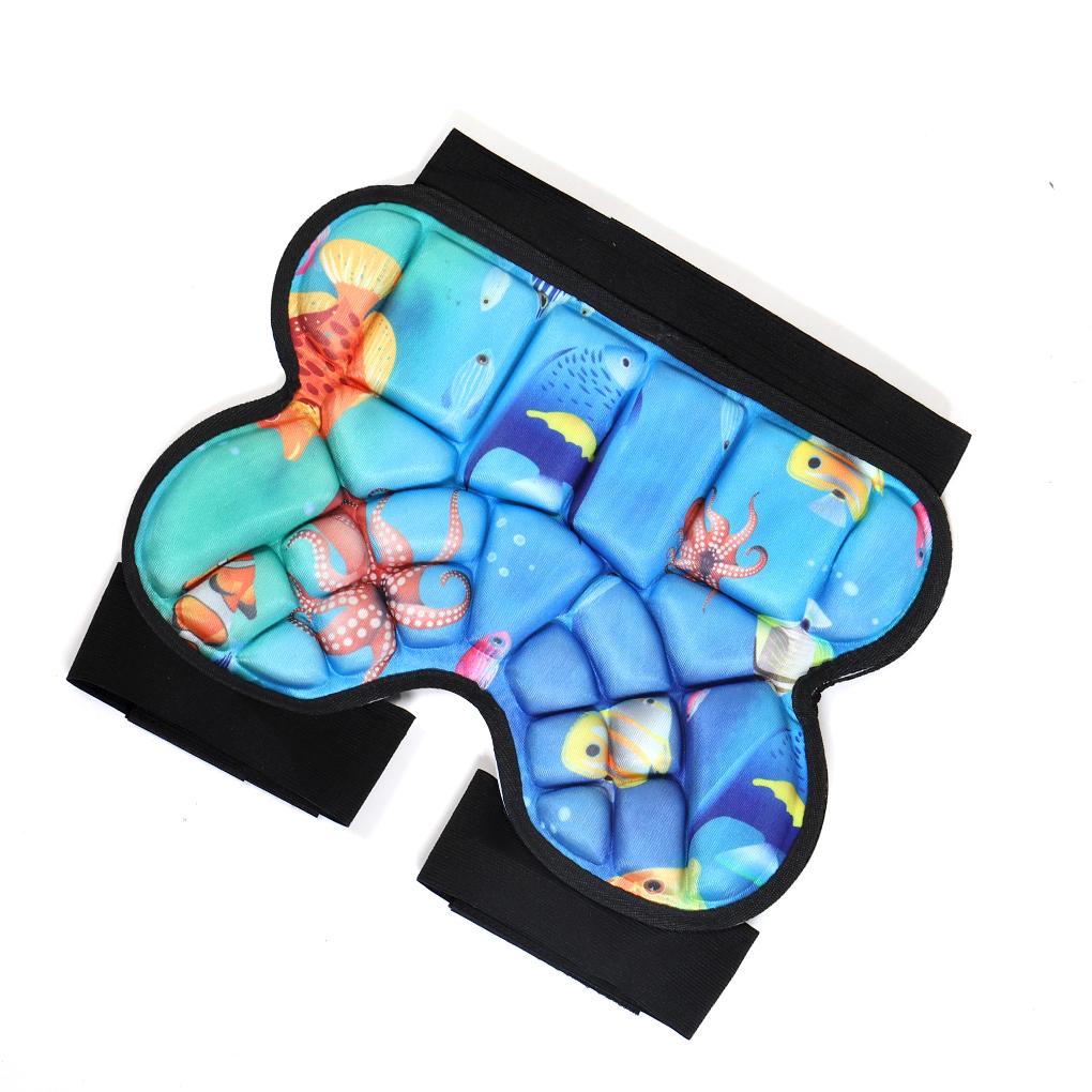 Quần Short Bảo Vệ Mông Chống Va Đập Có Khóa Cài Mạnh Dùng Trượt Tuyết Thể Thao