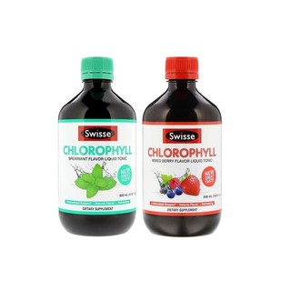 Nước diệp lục swisse chlorophyll 500ml của úc, vị bạc hà/ dâu tây