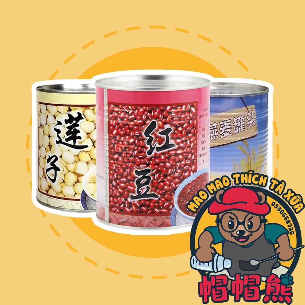 Topping Lon MinChung 900gr ( Đậu Đỏ / Hạt Sen / Yến Mạch )