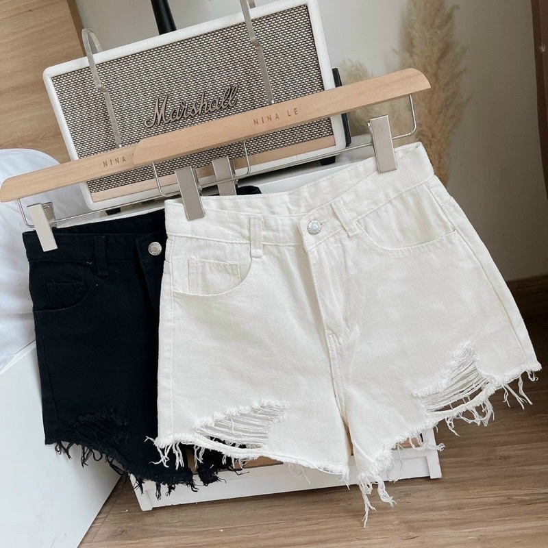 Quần short nữ thời trang Michi, quần đùi nữ cạp cao tôn dáng