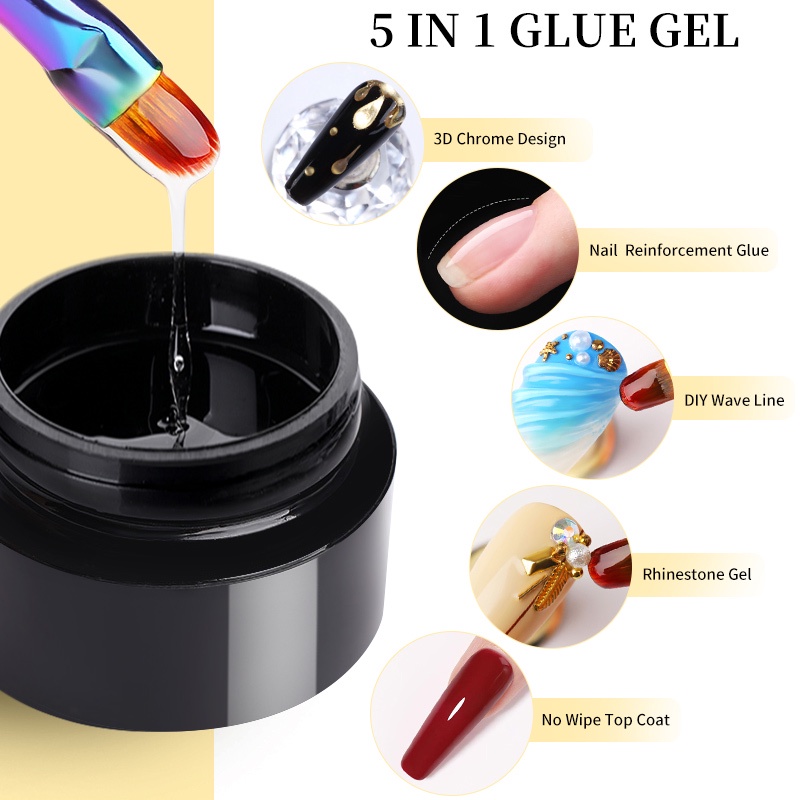 Sơn Móng Tay Gel Bóng 5 Trong 1 Thương Hiệu BORN PRETTY 5ML