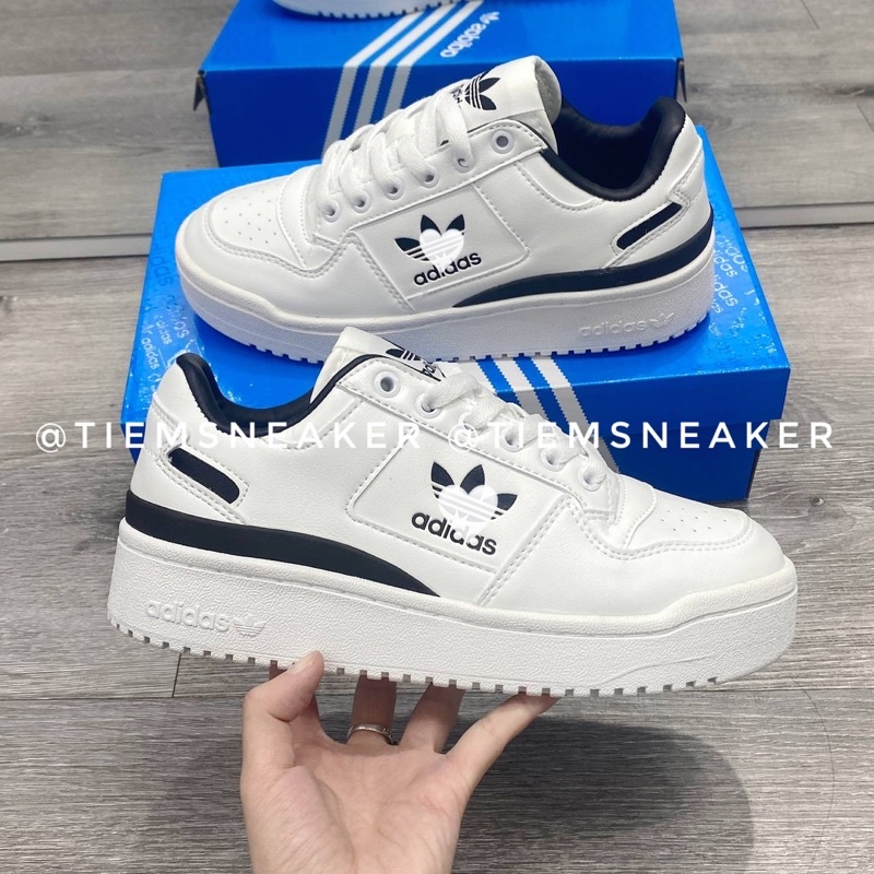GIÀY THỂ THAO SNEAKER DAS FORUM TRẮNG FULL, DAS FORUM 84 TRẮNG ĐEN ĐỘN ĐẾ ẢNH THẬT TỰ CHỤP