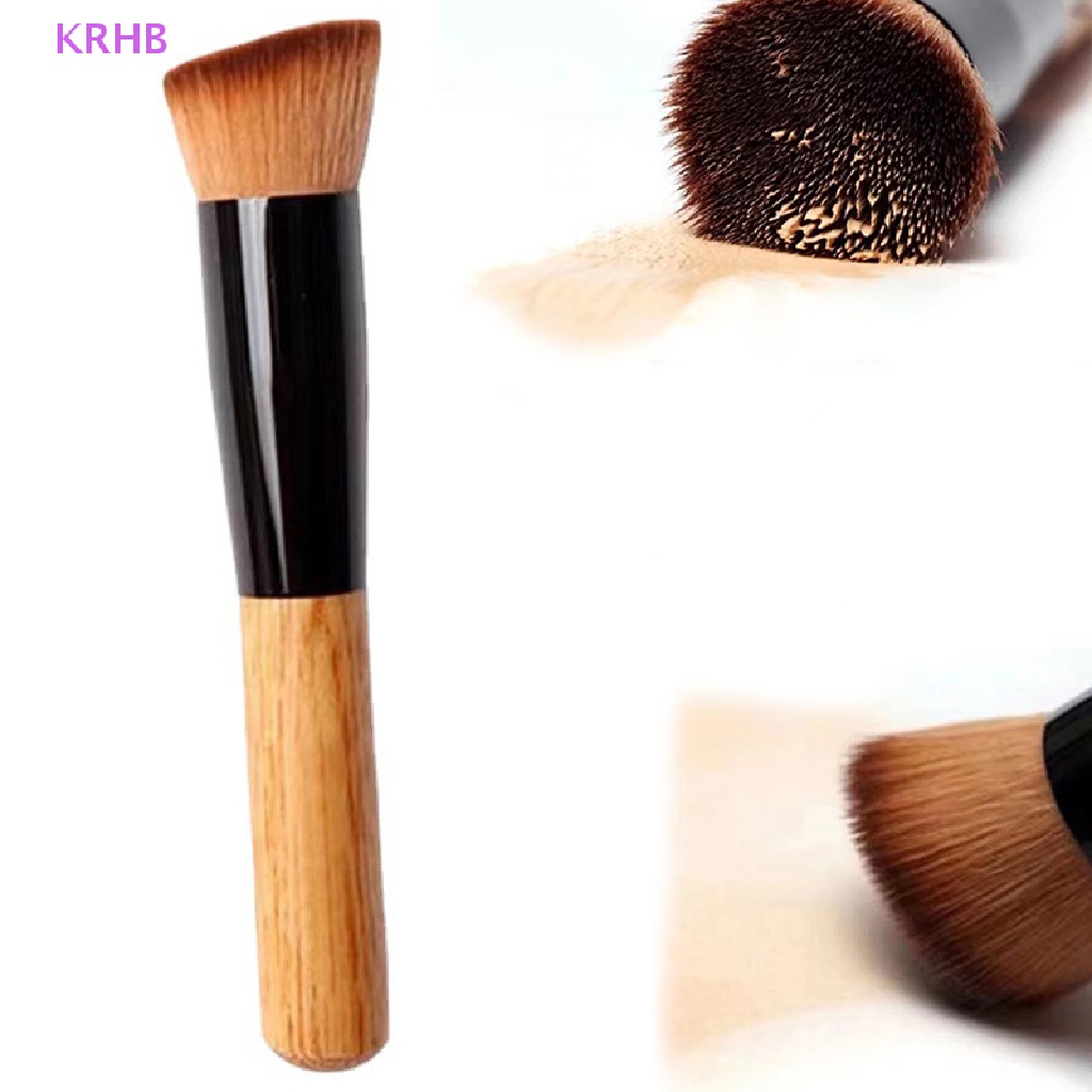 Cọ Trang Điểm KRHB Tay Cầm Bằng Gỗ Tiện Dụng Chất Lượng Cao Mới