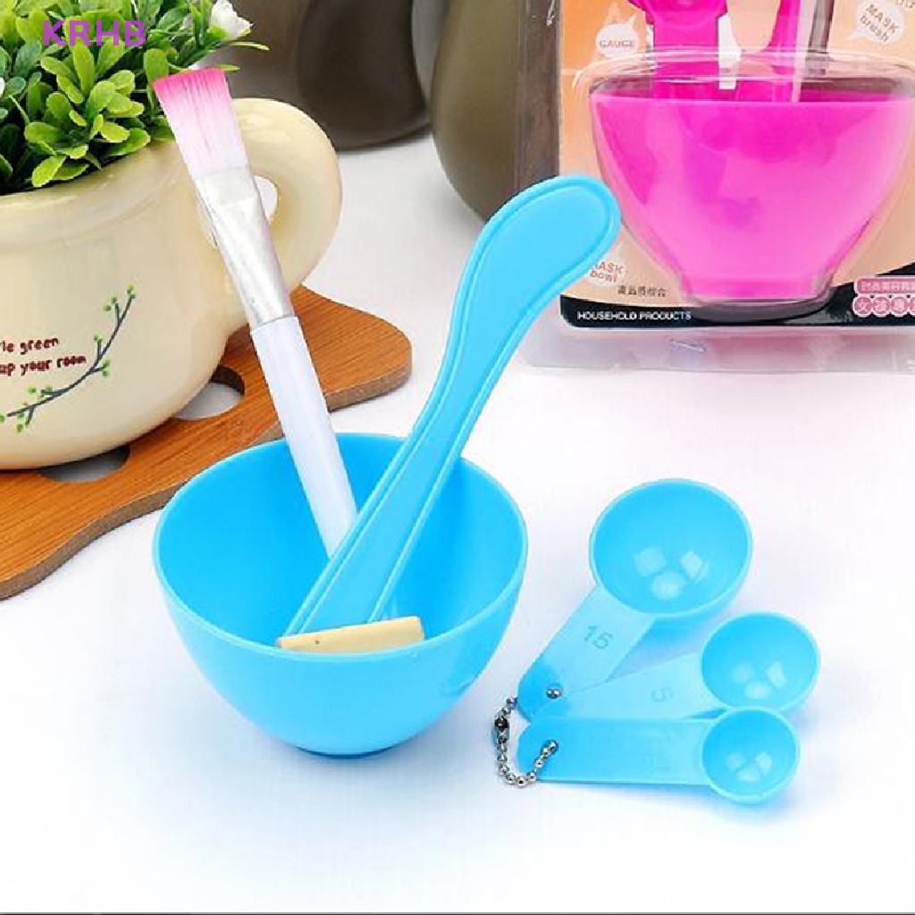 Set 4 Dụng Cụ Đắp Mặt Nạ Chăm Sóc Da Tiện Dụng Chất Lượng Cao Mới
