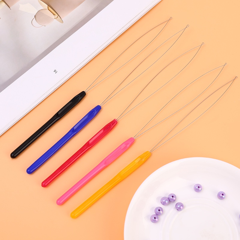 Dụng Cụ Xỏ Hạt Làm Vòng Tay Vòng cổ Bằng Nhựa Nhiều Màu Sắc DIY