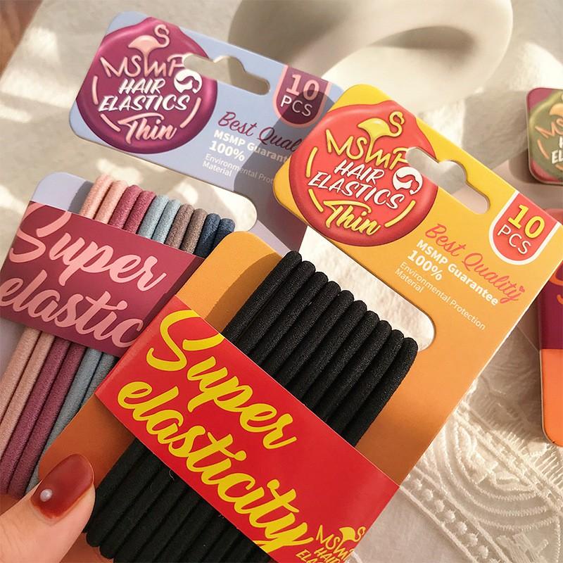 PVN57600 Set 10 cột tóc màu sắc dễ thương cho nữ