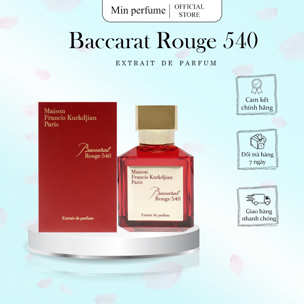 Mẫu thử nước hoa MFK 𝐌𝐚𝐢𝐬𝐨𝐧 Baccarat Rouge 540 Extrait
