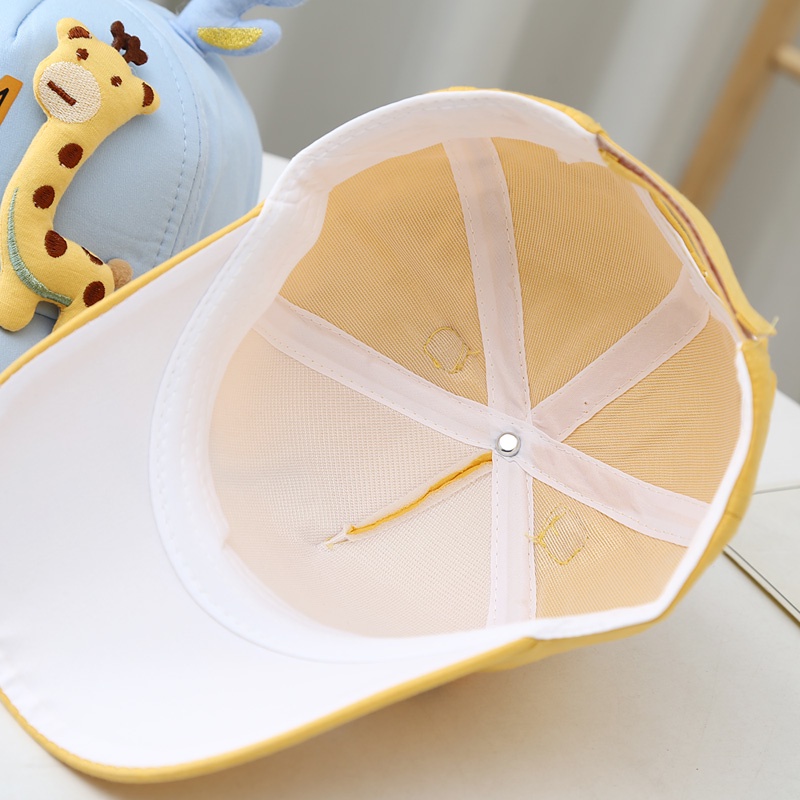 Mũ Lưỡi Trai Hình Hươu Cao Cổ Dễ Thương Cho Bé