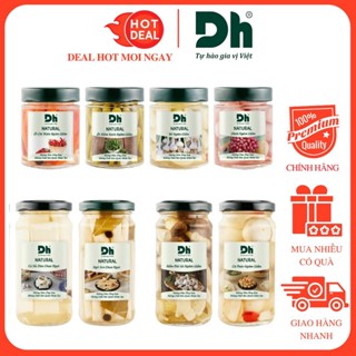 Rau Củ Ngâm Giấm Natural DH Foods Tỏi/Hành/Ớt Xiêm Xanh/Ớt Chỉ Thiên/Cà Pháo/Ngồng Tỏi/Nấm Đùi Gà Vị Truyền Thống