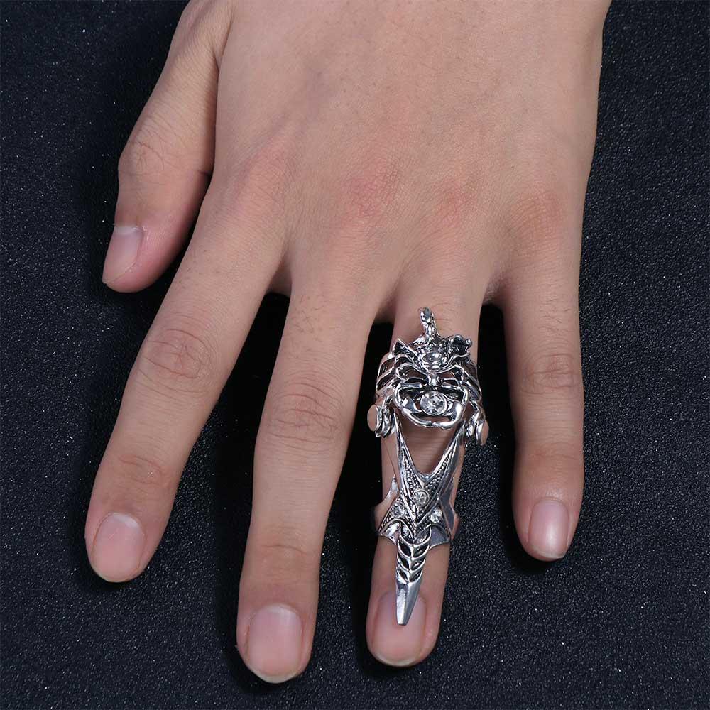 Nhẫn Nam VANES1 Hình Đầu Lâu Cá Tính