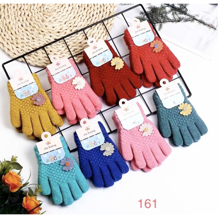 GĂNG TAY LEN TRẺ EM cho bé nhiều màu dễ thương từ 1 đến 5 tuổi