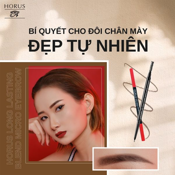 Chì mày 2 đầu tiện lợi Horus Eye Beauty Expert Easy Blend Auto Eyebrow 0.2g