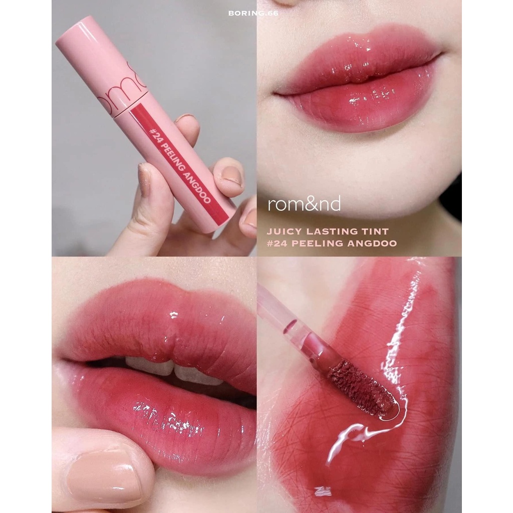 Son Romand Juicy Lasting Tint son tint lì đủ 29 màu