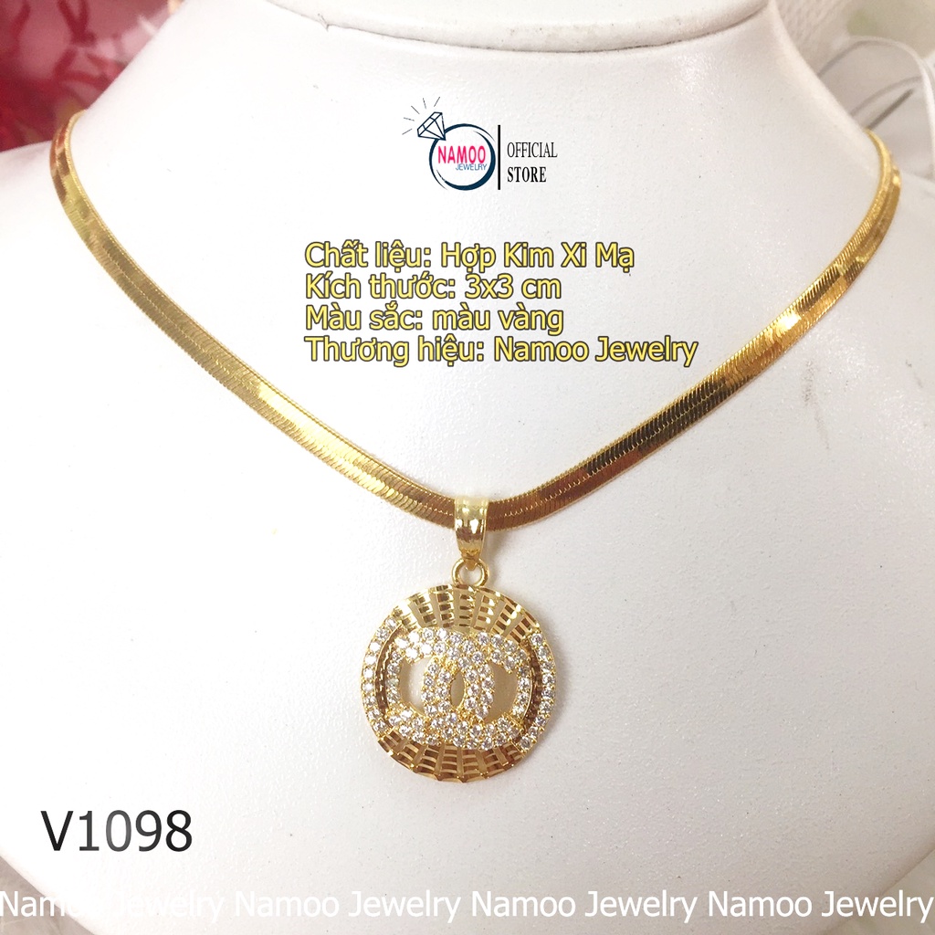 Bộ Dây Chuyền Cho Nữ V1098 Thiết Kế Tinh Xảo, Sang Trọng Và Thời Thượng Namoo Jewelry