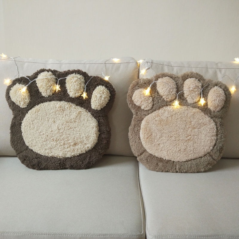 Đệm Lót Ghế Ngồi Hình Móng Vuốt Gấu Hoạt Hình Dễ Thương