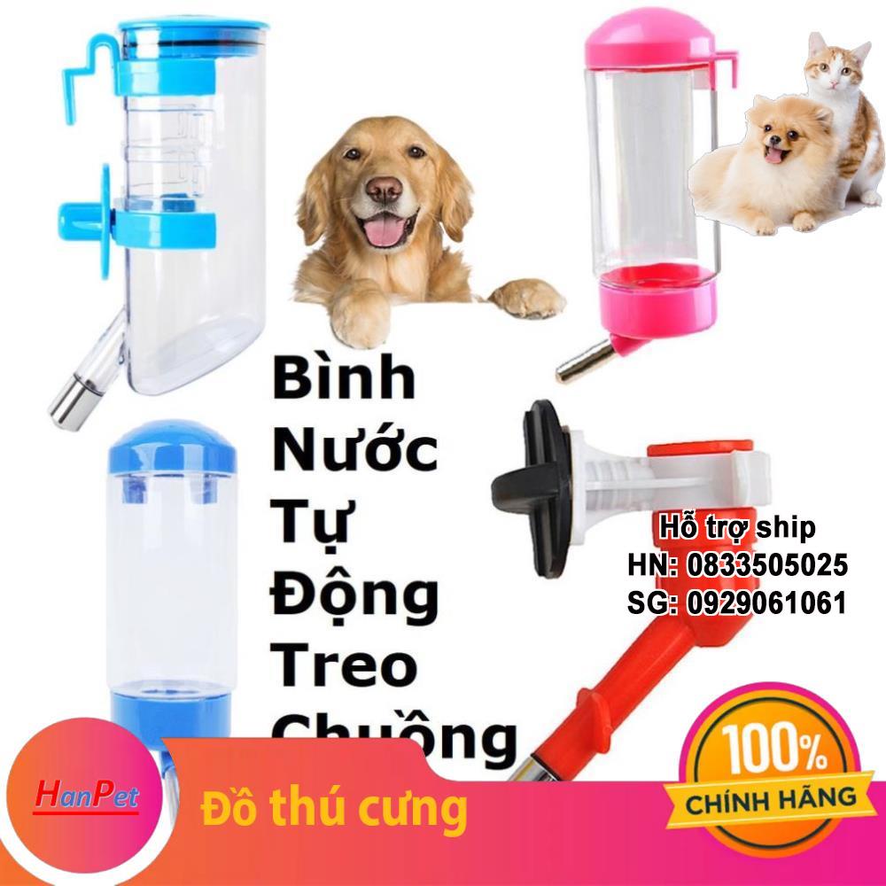 BÌNH NƯỚC TỰ ĐỘNG TREO CHUỒNG (4 loại) vòi uống nước tự động chó mèo