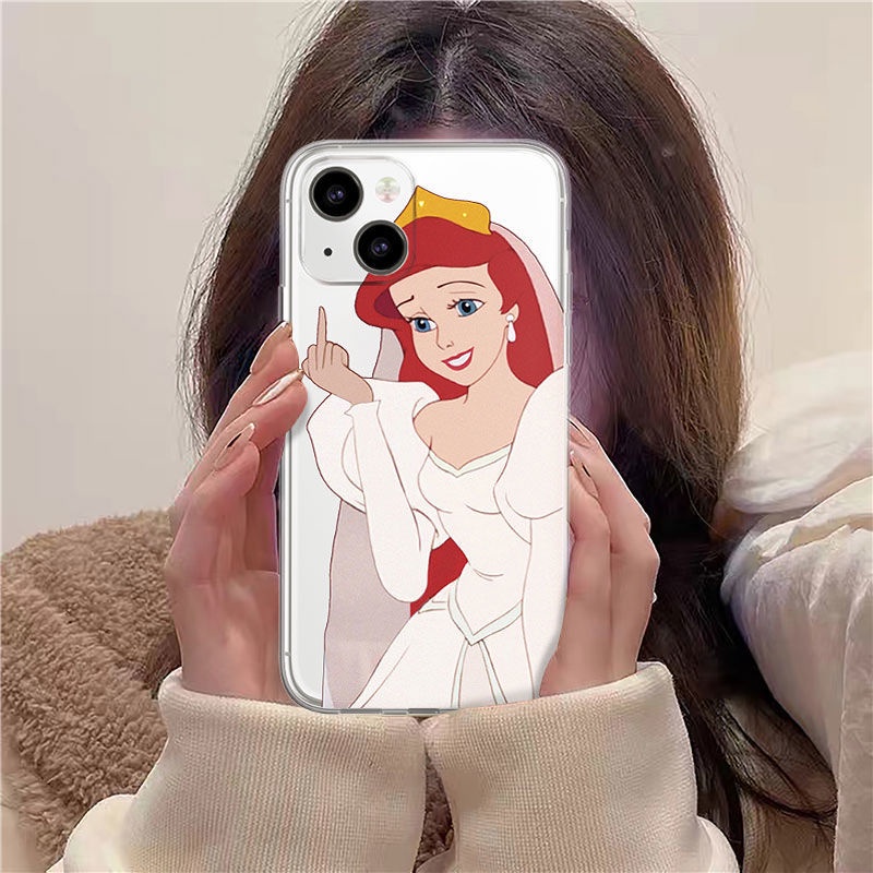 Ốp Điện Thoại In Hình Công Chúa Disney Cho IPhone 6 6S 11 7 8 Se 2020 X XR XS Plus 12 13 14 PRO mini MAX