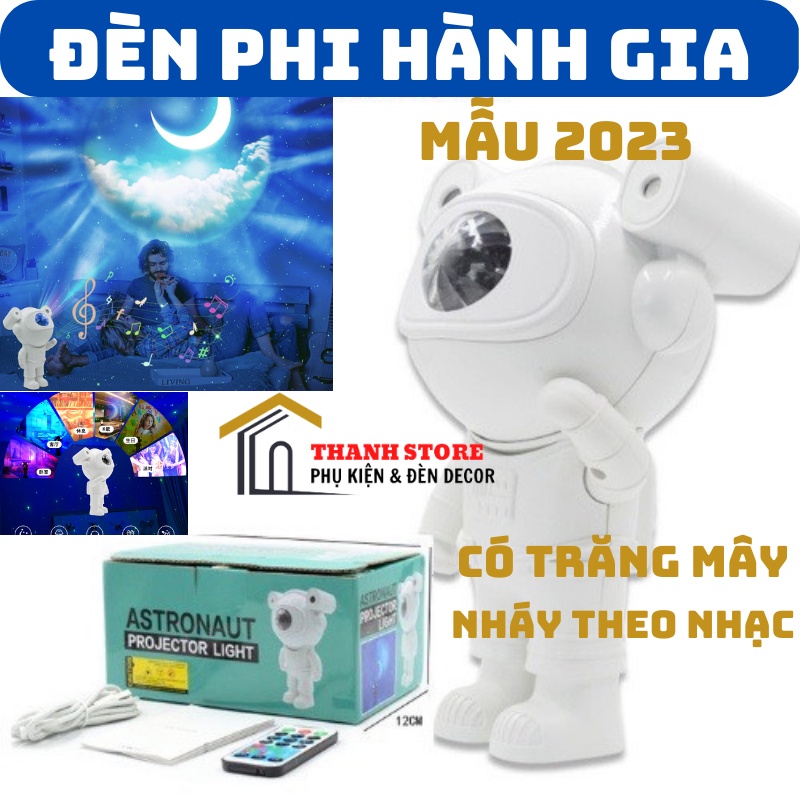 Máy Chiếu Phi Hành Gia Mới 2023 Đèn Ngủ Ngôi Sao Thiên Hà Bầu Trời Đầy Sao Đèn LED Để Trang Trí Phòng Ngủ Đèn Trang Trí