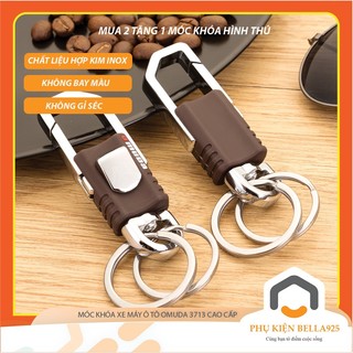 Móc khóa Bella925 OMUDA 3713 móc chìa khóa thép cao cấp móc khóa xe máy móc khóa ô tô