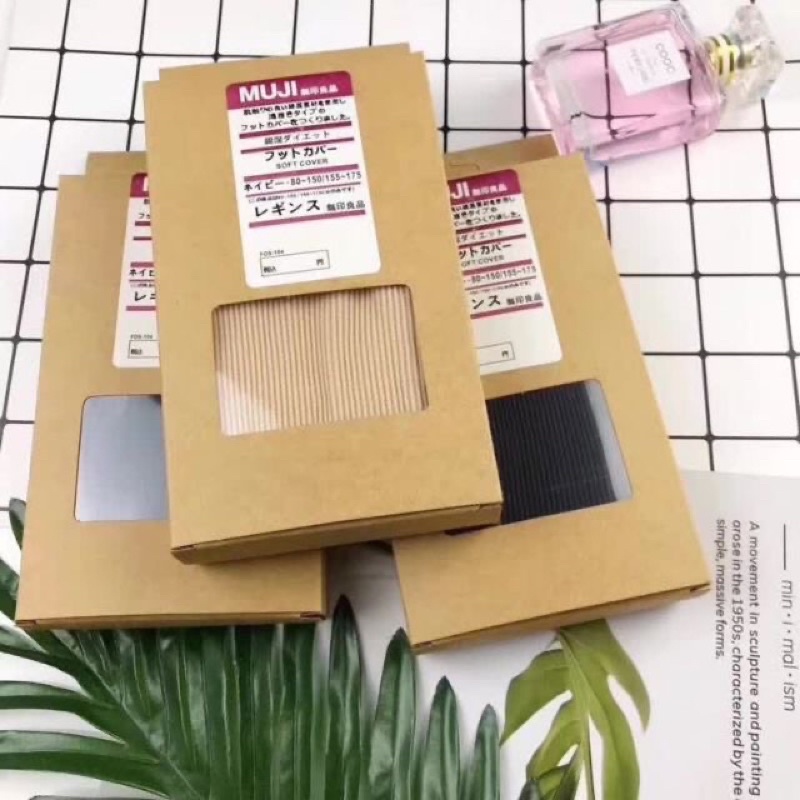 Quần tất gân muji siêu ấm dai bền