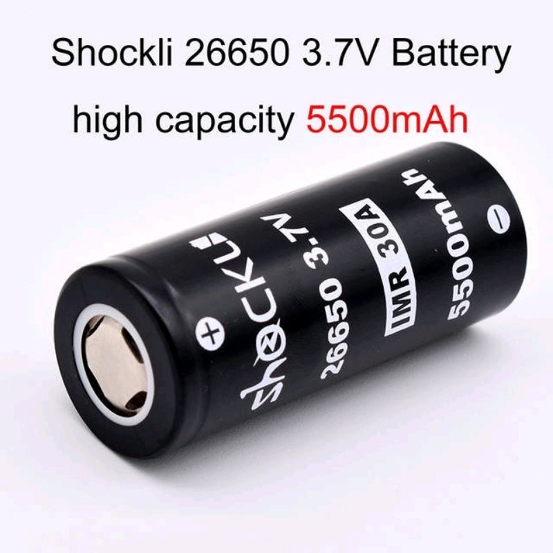 Pin Shockli 26650 5500mah xả cao 20/30a