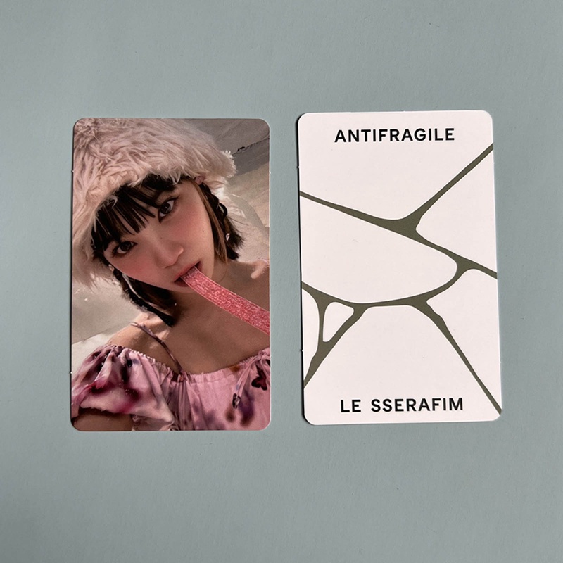 Set 5 Tấm Ảnh Lomo Card LE SSERAFIM ANTIFRAGILE Nhóm Nhạc Kpop
