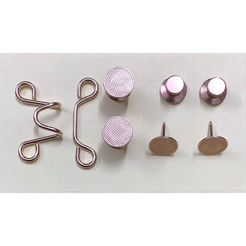Móc gài, nút cài, nút gài móc thu nhỏ eo quần 32mm.